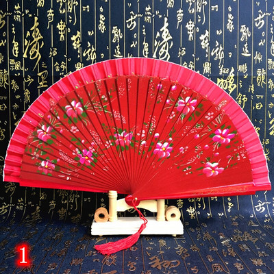 Španjolska drvena sklopiva lepeza Ženska ručna lepeza Svadbena zabava Plesna izvedba Ornament Dodaci Pokloni Uređenje doma