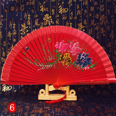 Španjolska drvena sklopiva lepeza Ženska ručna lepeza Svadbena zabava Plesna izvedba Ornament Dodaci Pokloni Uređenje doma