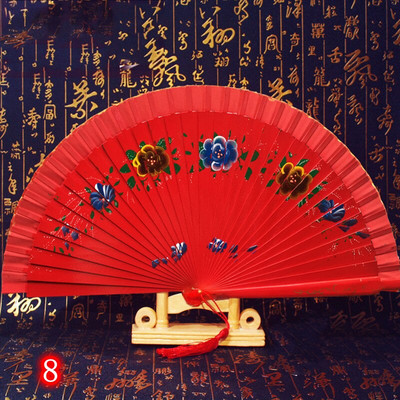 Španjolska drvena sklopiva lepeza Ženska ručna lepeza Svadbena zabava Plesna izvedba Ornament Dodaci Pokloni Uređenje doma