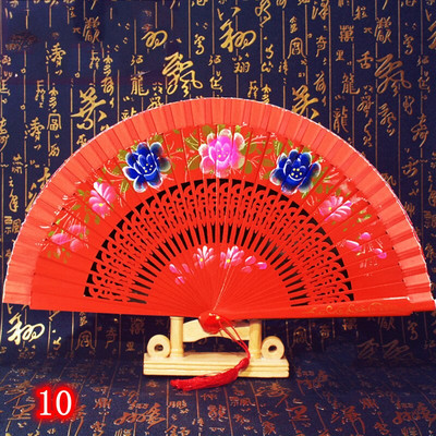 Španjolska drvena sklopiva lepeza Ženska ručna lepeza Svadbena zabava Plesna izvedba Ornament Dodaci Pokloni Uređenje doma