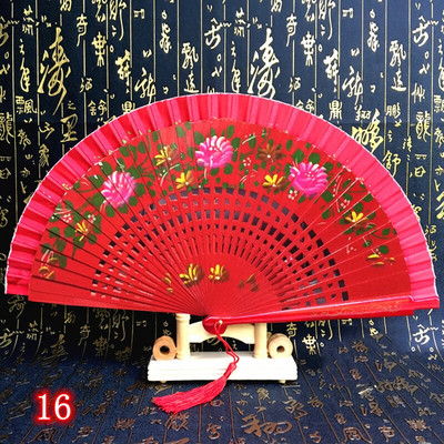 Španjolska drvena sklopiva lepeza Ženska ručna lepeza Svadbena zabava Plesna izvedba Ornament Dodaci Pokloni Uređenje doma