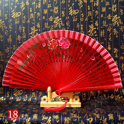 Španjolska drvena sklopiva lepeza Ženska ručna lepeza Svadbena zabava Plesna izvedba Ornament Dodaci Pokloni Uređenje doma