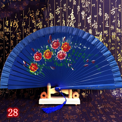 Španjolska drvena sklopiva lepeza Ženska ručna lepeza Svadbena zabava Plesna izvedba Ornament Dodaci Pokloni Uređenje doma