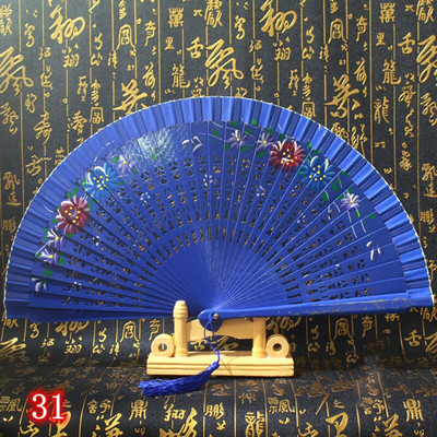 Španjolska drvena sklopiva lepeza Ženska ručna lepeza Svadbena zabava Plesna izvedba Ornament Dodaci Pokloni Uređenje doma