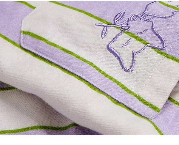 Novi model dvodijelne ženske pidžame na pruge