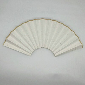 Kínai vintage stílusú Xuan papír, összecsukható ventilátor, félig érett Xuan papír legyezőfelület kalligráfiai festmények készítéséhez