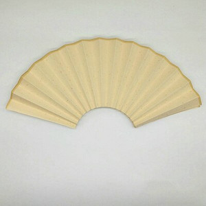 Kínai vintage stílusú Xuan papír, összecsukható ventilátor, félig érett Xuan papír legyezőfelület kalligráfiai festmények készítéséhez