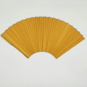 Kínai vintage stílusú Xuan papír, összecsukható ventilátor, félig érett Xuan papír legyezőfelület kalligráfiai festmények készítéséhez