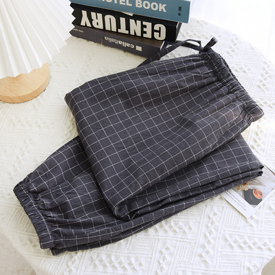 Ženski karirani donji dio pidžame