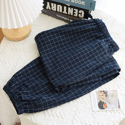 Ženski karirani donji dio pidžame