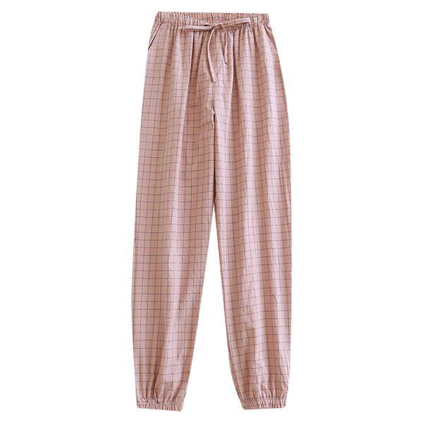 Ženski karirani donji dio pidžame
