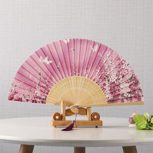 Vasaros šilko ventiliatorius Abanicos Para Boda nešiojamas bambuko dovanos rankinis ventiliatorius 21 cm klasikinių vakarėlių šokių ventiliatoriai Ventiliteur Hanfu dekoravimas