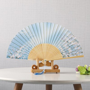 Vasaros šilko ventiliatorius Abanicos Para Boda nešiojamas bambuko dovanos rankinis ventiliatorius 21 cm klasikinių vakarėlių šokių ventiliatoriai Ventiliteur Hanfu dekoravimas