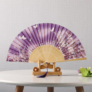 Vasaros šilko ventiliatorius Abanicos Para Boda nešiojamas bambuko dovanos rankinis ventiliatorius 21 cm klasikinių vakarėlių šokių ventiliatoriai Ventiliteur Hanfu dekoravimas