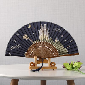 Vasaros šilko ventiliatorius Abanicos Para Boda nešiojamas bambuko dovanos rankinis ventiliatorius 21 cm klasikinių vakarėlių šokių ventiliatoriai Ventiliteur Hanfu dekoravimas