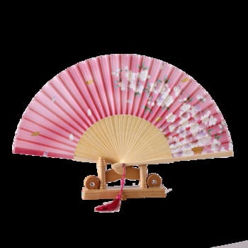 Summer Silk Fan Abanicos Para Boda Portable Bamboo Gift Fan Hand 21cm Classical Party Dance Fans Ventilateur Hanfu Διακόσμηση