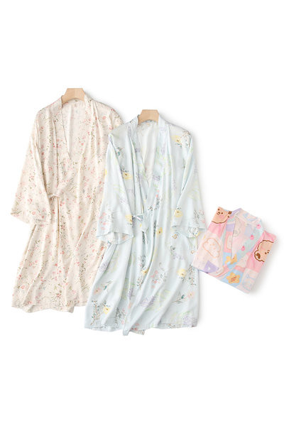 Pijamale de damă cu decolteu în V