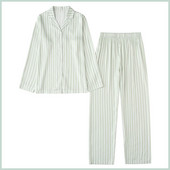 Novi model dvodijelne ženske pidžame na pruge