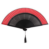 Vintage kézi összecsukható legyező táncelőadás ventilátor dekoratív kínai stílusú kézműves üreges kézi legyezők parti kedvencek ajándék nyár
