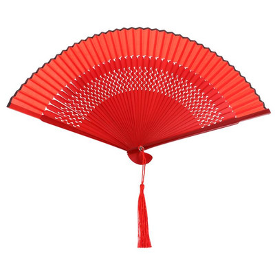 Vintage kézi összecsukható legyező táncelőadás ventilátor dekoratív kínai stílusú kézműves üreges kézi legyezők parti kedvencek ajándék nyár