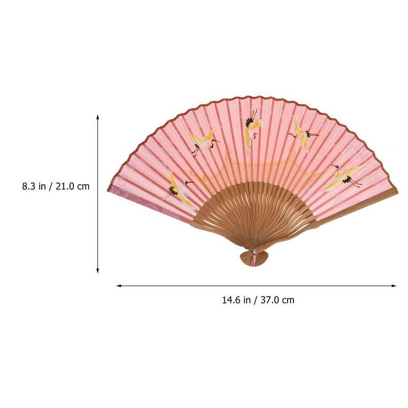 Ventiliatoriai, sulankstomi rankomis, vėduokliai, sulankstomi kinų siena, didelė dekoratyvi japoniška moteriška senovinė dekoratyvinė gėlių vestuvės, maži amatai