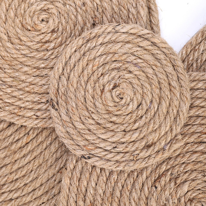 10-30 cm pinto sieninio krepšelio dekoras Kabantys austi rotango plokšti krepšeliai apvalūs kaimiški sieninio krepšelio dekoras svetainei arba miegamajam