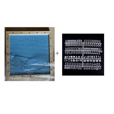 Filc levéltábla LED fénnyel, barkácsolt fa üzenőfallal otthoni nappali dekoráció születésnapi anyák napi ajándék 10x10 hüvelykes