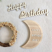 Cadru din lemn ieftin de înaltă calitate, fundal negru, panou cu scrisori, panouri cu mesaje, tablă decorativă DIY