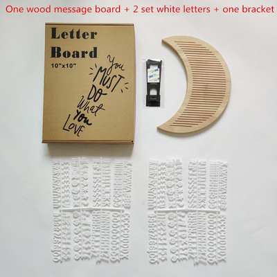 Cadru din lemn ieftin de înaltă calitate, fundal negru, panou cu scrisori, panouri cu mesaje, tablă decorativă DIY