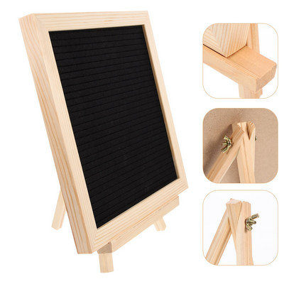 Panou din pâslă Scrisoare Semn de mesaj Memo Anunț schimbător Panou de buletin de birou rustic pentru bebeluși Pătrați de plută pentru fermă.