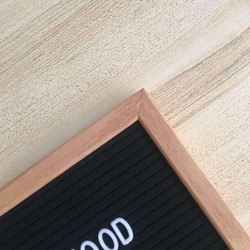 Επιστολική πινακίδα Ξύλινη χειροποίητη τσόχα γράμματα Πίνακας μηνυμάτων Μεταβλητή πινακίδα χαρακτήρων Επιστολή πινακίδας μηνυμάτων Διακόσμηση σπιτιού