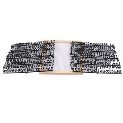 Filc levéltábla fakeret cserélhető szimbólumok számok karakterek üzenőfalak otthoni irodai dekorációs táblához Hoggard