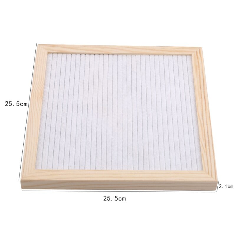 Όμορφη πινακίδα τσόχα Ξύλινη κορνίζα με δυνατότητα αλλαγής σύμβολα Αριθμοί χαρακτήρες Πίνακες μηνυμάτων για διακόσμηση γραφείου σπιτιού Hogard