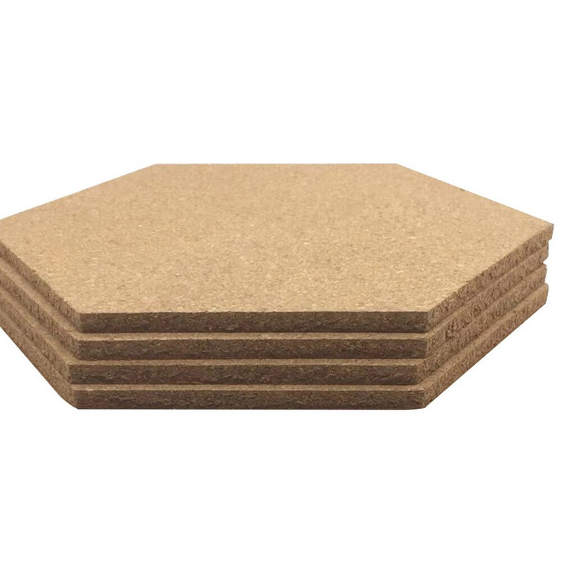 4db Irodai Fali Üzenet Fénykép Háttér Rajz Öntapadó Parafatábla Dekoráció Hatszögletű matricák Bulletin Multifunkciós