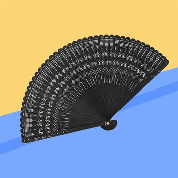 Bamboo Vintage Fan Silk Handheld Foldable Fan Κομψό δώρο για γυναίκες Γυναικείο μεταξωτό ανεμιστήρα χειρός Bamboo Folding Fan