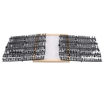 Πίνακας από τσόχα γράμματα Ξύλινη κορνίζα με δυνατότητα αλλαγής Σύμβολα Αριθμοί χαρακτήρες Πίνακες μηνυμάτων για διακόσμηση γραφείου σπιτιού Hoggard