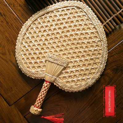 obkind Cao Rankomis austi vėduoklė Nešiojama delnų lapų vėduoklė maža vėduoklė Kiniška vyriška ir moteriška vasarinis popierius medis antikvarinis Mai Die