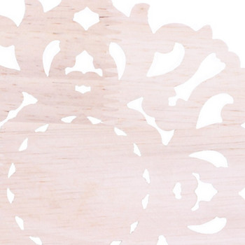 2X каучуково дърво резбовани флорални ваденки Занаятчийски апликации Мебели Направи си сам Декор F:20X20cm & 15Cm Тип A