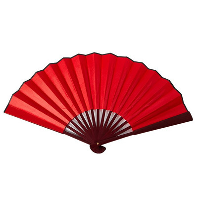 10 hüvelykes összecsukható ventilátor kézi selyem szövet DIY kínai összecsukható ventilátor fa bambusz ókori összecsukható ventilátor barkács kalligráfia festmény