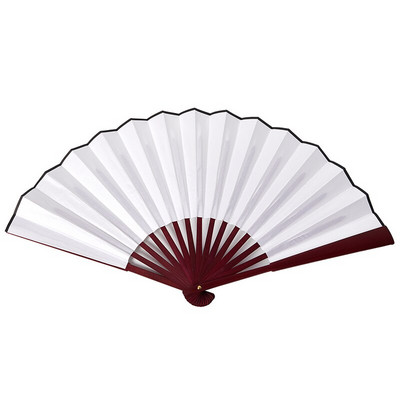 10 hüvelykes összecsukható ventilátor kézi selyem szövet DIY kínai összecsukható ventilátor fa bambusz ókori összecsukható ventilátor barkács kalligráfia festmény