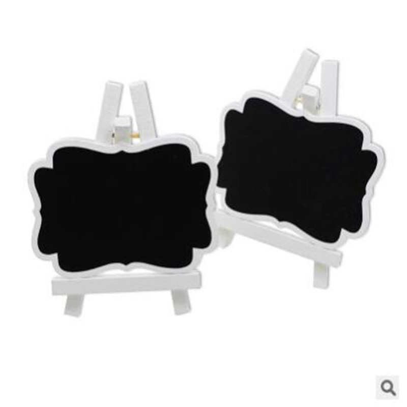 10 DB/tétel Mini fa tábla Vintage Palatábla asztalszám esküvői/karácsonyi/születésnapi buli asztaldísz kellékei