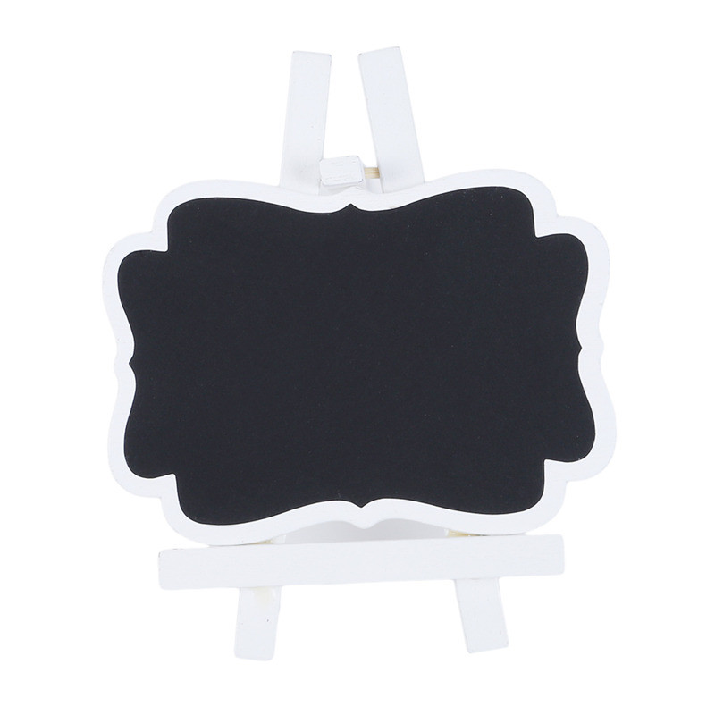 10 DB/tétel Mini fa tábla Vintage Palatábla asztalszám esküvői/karácsonyi/születésnapi buli asztaldísz kellékei