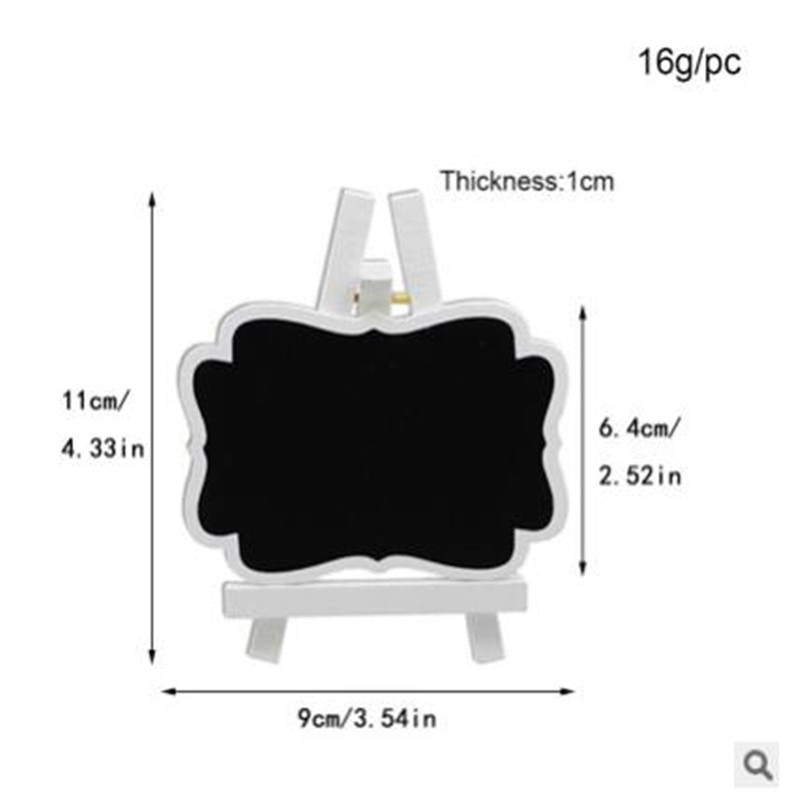 10 DB/tétel Mini fa tábla Vintage Palatábla asztalszám esküvői/karácsonyi/születésnapi buli asztaldísz kellékei