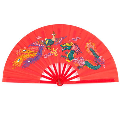 Kínai Kung Fu Fan Tai for Chi Harcművészet Sárkány Phoenix műanyag kézi fol