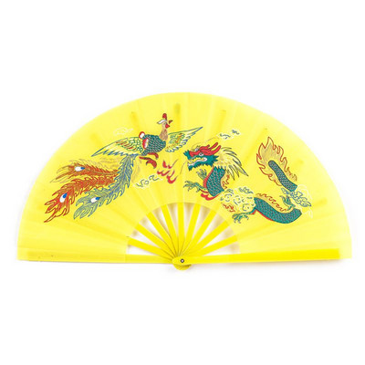 Kínai Kung Fu Fan Tai for Chi Harcművészet Sárkány Phoenix műanyag kézi fol