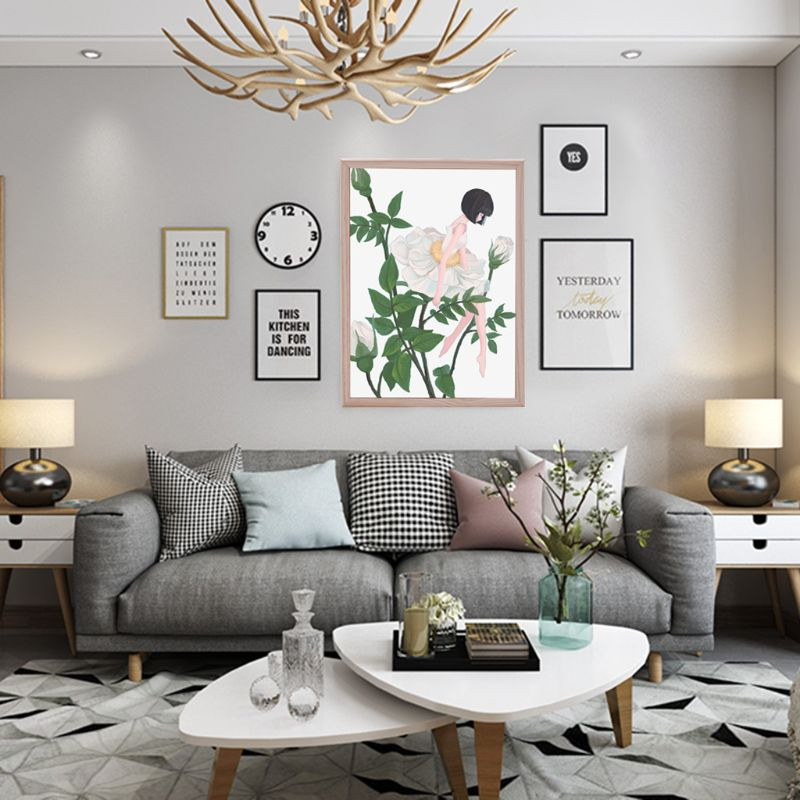 30x40cm/40x60cm parafa rajztábla fenyő fa keret fehér tábla otthoni iroda dekoratív