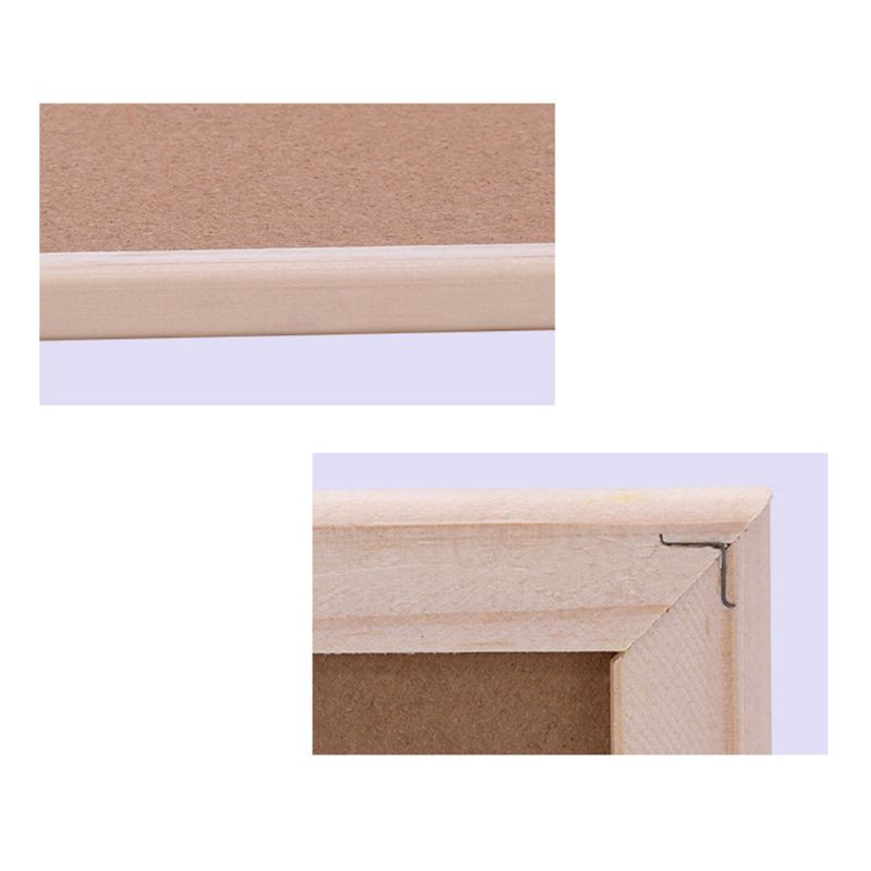 30x40cm/40x60cm parafa rajztábla fenyő fa keret fehér tábla otthoni iroda dekoratív