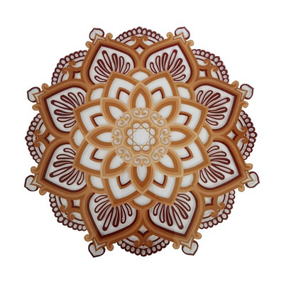 Mandala Led Noćno svjetlo Yoga Studio Dekorativna pejzažna svjetiljka Dodatak za kućni izlog Pozadina za zabavu