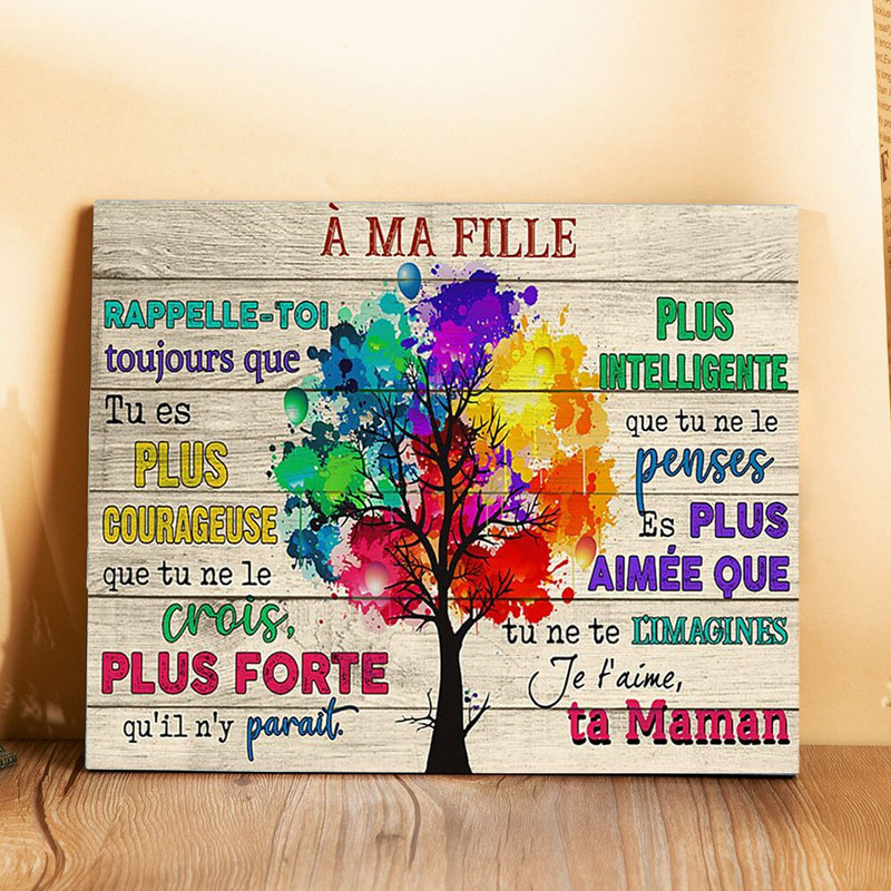 Tablă de pictură cu cadru din lemn personalizat Accesorii personalizate Decor pentru casă Ziua Îndrăgostiților Aniversare Cadouri cu imprimare în lemn francez