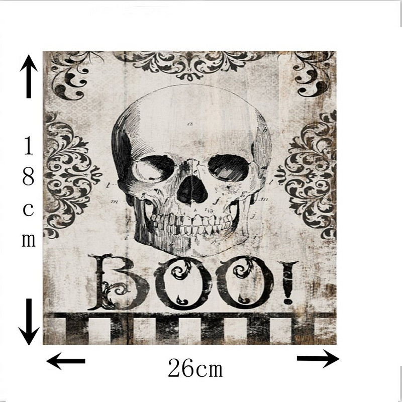 Pălărie de vrăjitoare de Halloween Placă agățată Festivalul fantomelor din lemn Craniu Carnaval Night Decor Semn Trick or Treat Placheta Decor Cadou de Halloween